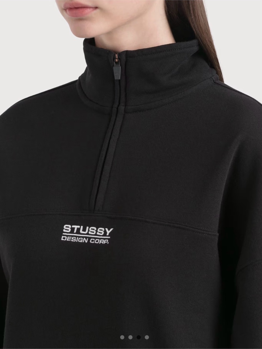 Stussy Mock Neck Half Zip Anorak